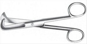 Sterile Single use Schumacher Umbilical Scissors 15.5cm