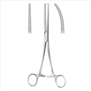 Sterile Single use Rochester Pean Artery Forceps Cvd 22cm