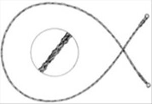 Sterile Single use Olivercrona Wire Saw 50cm