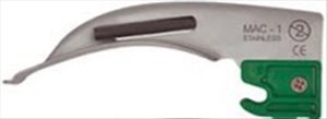 Sterile Single use Laryngoscope Macintosh blade no 1 9.2 cm with plast connector