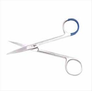 Sterile Single use Scissors Iris and ligature sh/sh str 11.5 cm with C