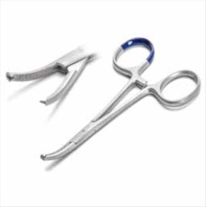 Sterile Single use Forceps artery Baby Mosquito curved 10 cm with C