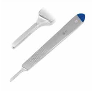 Sterile Single use Scalpel blade holder no3 12.5 cm with C