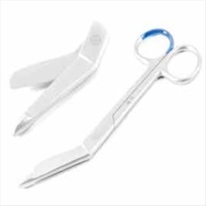 Sterile Single use Scissors Lister Bandage 115 mm