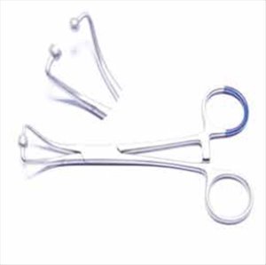 Sterile Single use Clamp towel for paper drape 15 cm with C