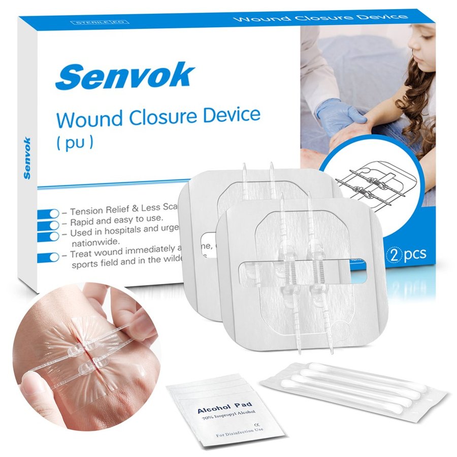 Senvok PU Wound Closure Device, 2 Strap