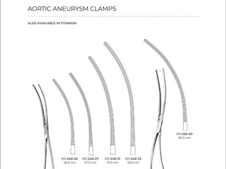 Aortic Aneurysm Clamps