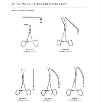 Atrauma Cardiovascular Forceps (Part 1)
