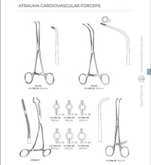 Atrauma Cardiovascular Forceps (Part 7)