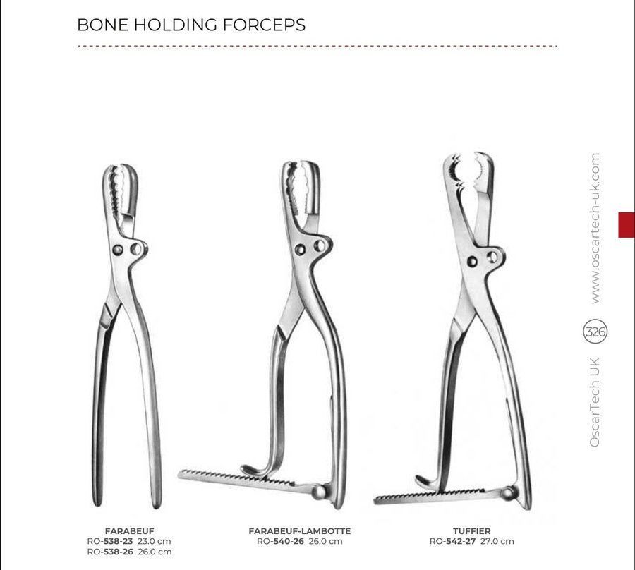 Bone Holding Forceps (Part 4)