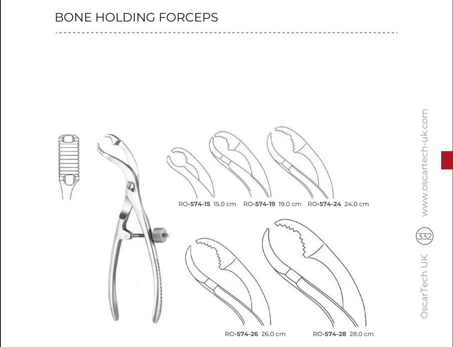 Bone Holding Forceps (Part 7)