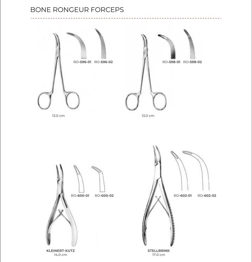 Bone Rongeur Forceps (Part 1)