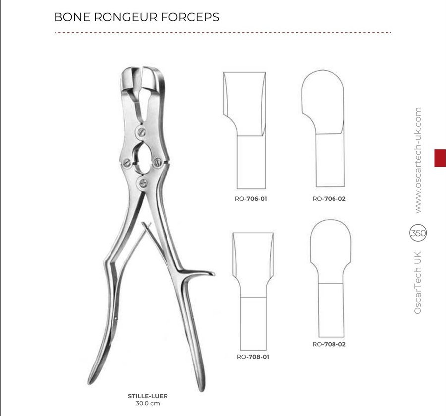 Bone Rongeur Forceps (Part 7)