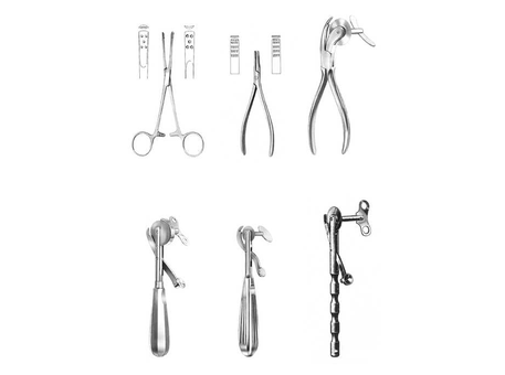 Bone Surgery: Chisels, Curettes & Forceps reusable surgical instruments