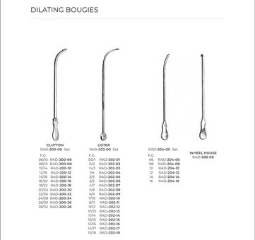 Dilating Bougies