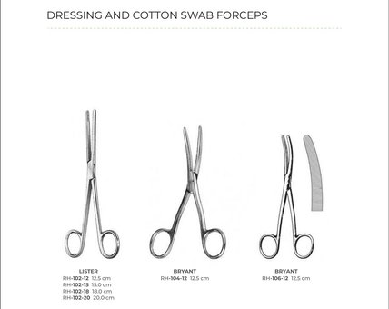 Dressing And Cotton Swab Forceps (Part 1)