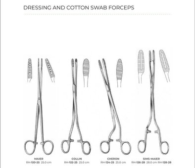 Dressing And Cotton Swab Forceps (Part 2)