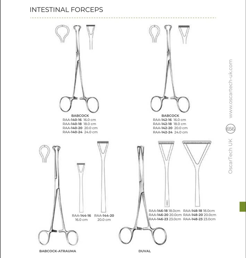 Intestinal Forceps