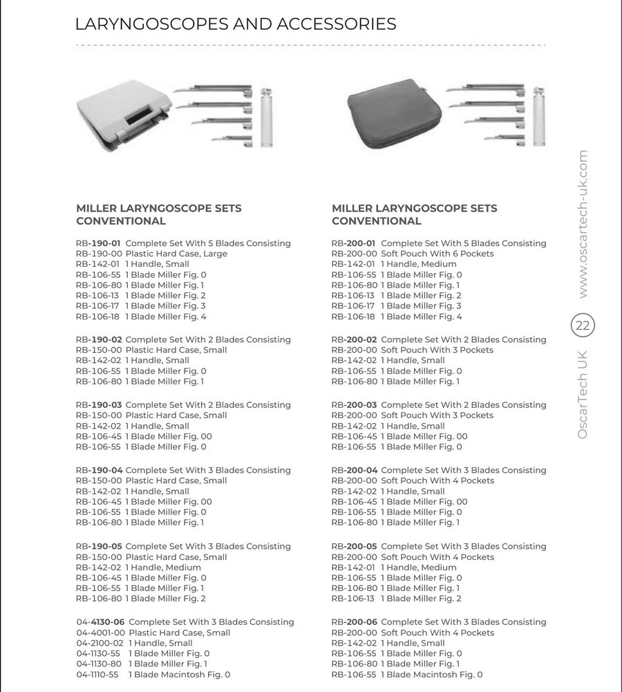 Laryngoscopes And Accessories (Part 4)