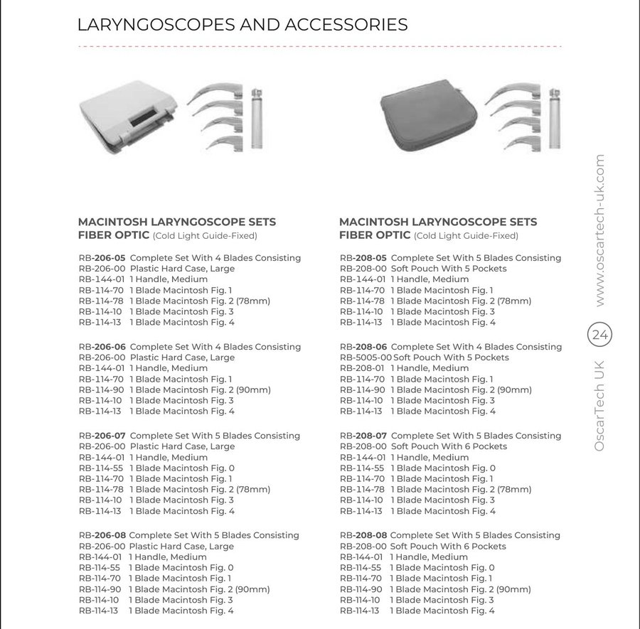 Laryngoscopes And Accessories (Part 5)