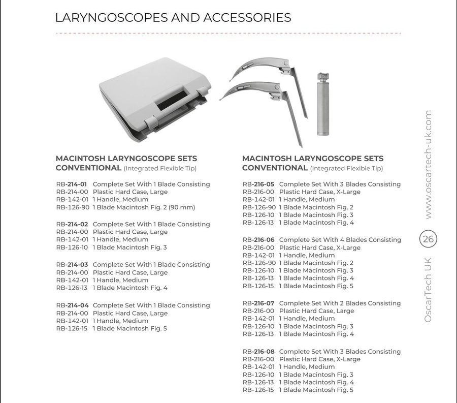 Laryngoscopes And Accessories (Part 6)