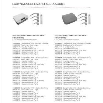 Laryngoscopes And Accessories (Part 8)