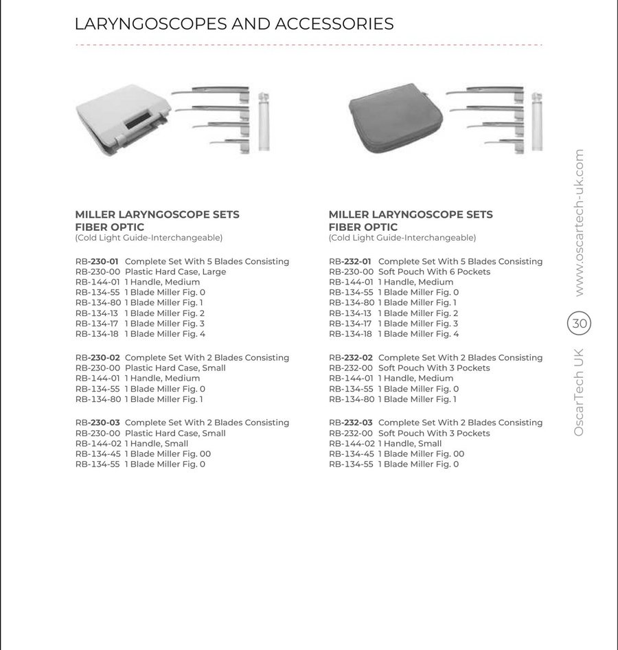 Laryngoscopes And Accessories (Part 8)