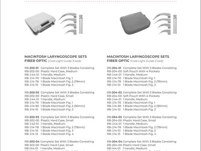 Laryngoscopes And Accessories (Part 5)