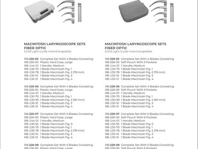 Laryngoscopes And Accessories (Part 8)