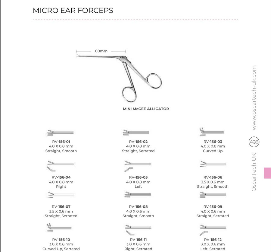 Micro Ear Forceps