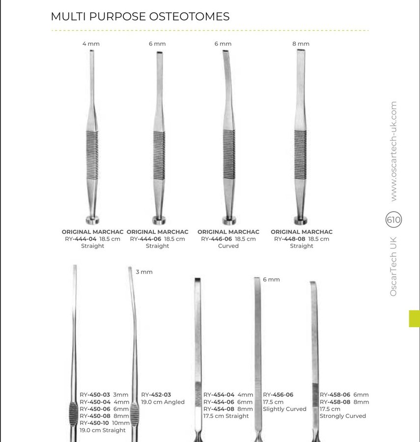 Multi Purpose Osteotomes (Part 1)