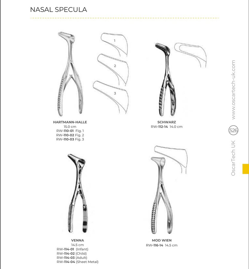Nasal Specula (Part 1)