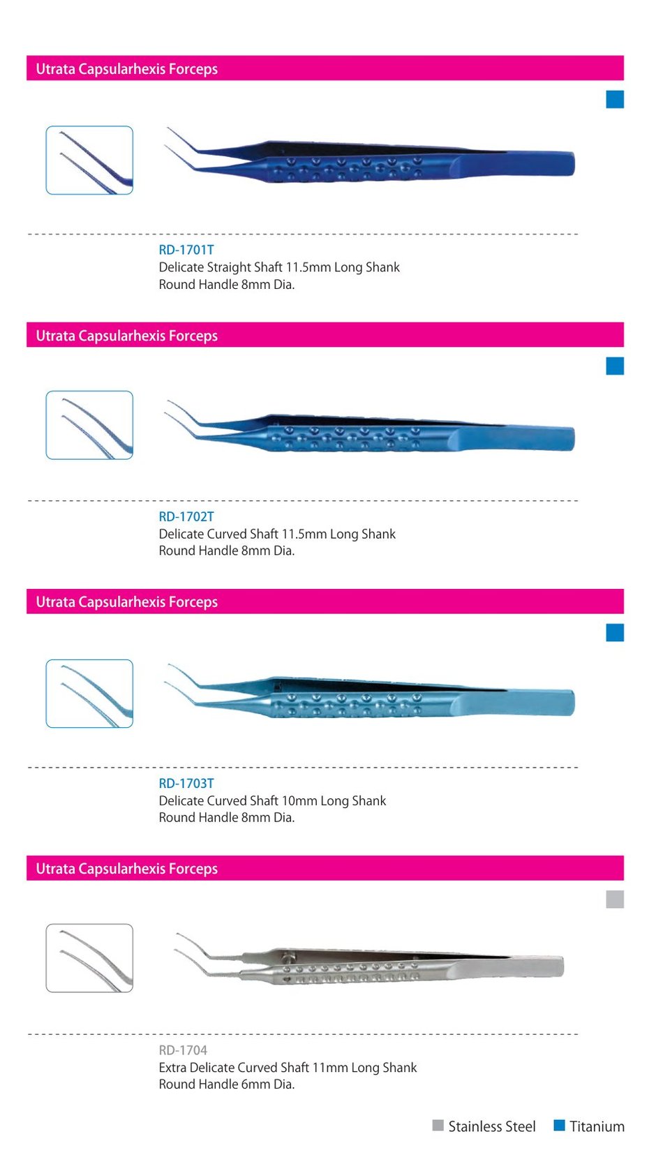 Forceps, catalogue page 6 of 23