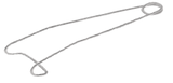 Jaffe Lid Retractor, Child,9mm Blades(Pair )