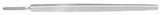 Tooke Corneal Knife, Straight with curved cutting edde