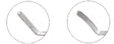 Corneal Dissector, straight blade, Angled