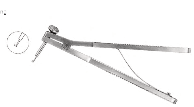 Gass Corneoscleral Punch. 1.5mm Dia. Tip