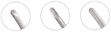 DALK Corneal Dissector, Flat, 12mm Long, Beveled