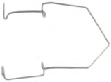 Barraquer speculum with solid blade, blade length 15mm