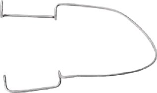 Kratz-Barraquer Heavy Wire Speculum with Open Blade, Large