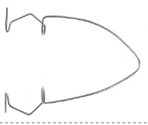 Wire Speculum, Karz-Barraquer, blade length, 18mm