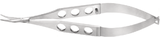 Tibolt Punctal Scissors, One conically shaped blade with grooves and textured surface