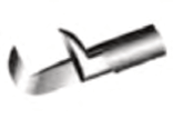 Vitreo-Retinal Scissors, Vertical80° 20G, Titanium