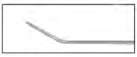 Gills Aspirating Cannula, smooth blunt tips, 25G, Angled, 7mm Tip