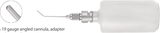 Bishop-Harmon Anterior Chamber Irrigator, Includes 19 gauge angled cannula, adapter and blue silicon bulb.