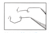 Lieberman style wire speculum, blades length:15mm , V-shaped, adjustable mechanism