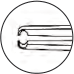 Piers-colibri Corneal Forceps, very delicate