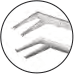 Polack Double Corneal Suturing Forceps, 1x2 teeth, 0.1mm, very delicate