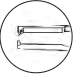 BonnForceps, WithTyingPlatform, ShortHandle,1x2Teeth,0.12mm