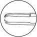 CastroviejoSuturingForceps, 1x2TeethwithTyingPlatform